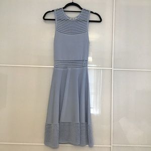 Ronny Kobo baby blue knit dress